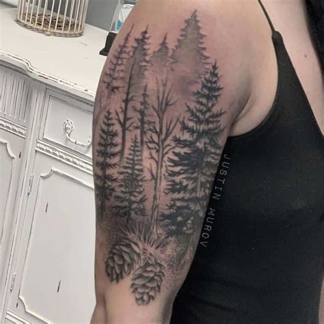 Colors can be added to a Vietnamese tattoo design if it is on a visible part of the body. . Tree tattoo upper arm